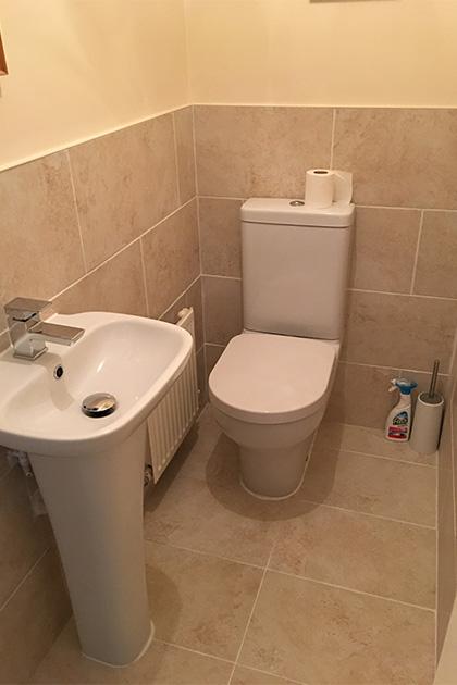 Toilet installed in Bedford