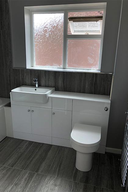 Bathroom fitted in Bedford